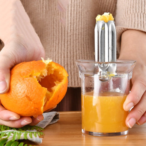 Portable Manual Citrus Juicer Orange Lemon Fruit Squeezer Stainless Steel Kitchen Multifunctional  Accessories For Home Camping