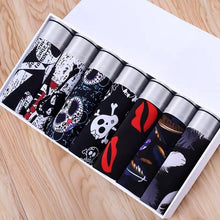 8pcs/lot New Men's Underwear Ice Silk Boxer Summer Breathable Ultra-Thin Smooth Ice Silk Boxer Personalized Tide Boxer Shorts