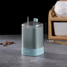 Automatic Toothpick Box Portable Transparent Pop-up Household Table Toothpick Container Storage Box Toothpick Dispenser