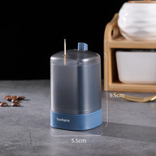 Automatic Toothpick Box Portable Transparent Pop-up Household Table Toothpick Container Storage Box Toothpick Dispenser