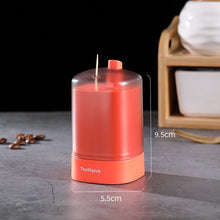 Automatic Toothpick Box Portable Transparent Pop-up Household Table Toothpick Container Storage Box Toothpick Dispenser