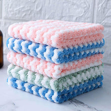 1pc Super Absorbent Microfiber Kitchen Dish Cloth High-efficiency Tableware Household Cleaning Towel Kichen Tools Gadgets Cosina