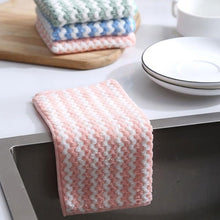 1pc Super Absorbent Microfiber Kitchen Dish Cloth High-efficiency Tableware Household Cleaning Towel Kichen Tools Gadgets Cosina