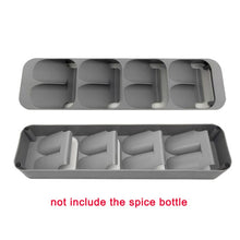 Kitchen Spice Storage Rack 8 Holes Sauce Spice Bottle Holder Rack Cabinet Drawer Organizer for Spice