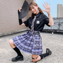 Summer Women Skirts 2020 High Waist Korean Style Pleated Skirts for Girls Cute Sweet Ladies Plaid Mini Skirt Women