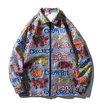 Men Streetwear Hip Hip Brand Jacket 3D Flame Printed Men's Clothes Casual Autumn Winter Outwear Coat Male Zipper Loose Jacket
