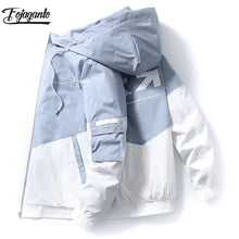 FOJAGANTO Brand Men Trendy Jackets Men High Street Print Cargo Jackets Spring Autumn New Windproof Pilot Jacket Male